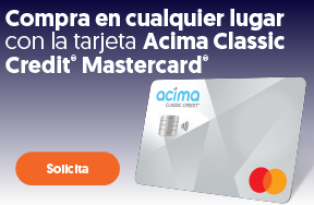 Compra en cualquier lugar con la tarjeta Acima Classic Credit® Mastercard®